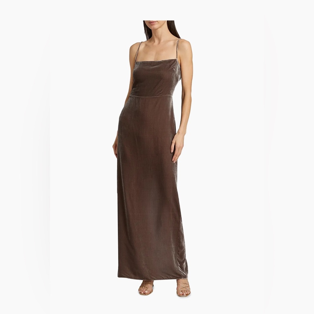 Reformation Frankie Velvet Dress